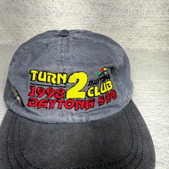 Daytona 500 2 Turn Club 1998 Vintage‎ Hat With Pin Nascar - Picture 8 of 9